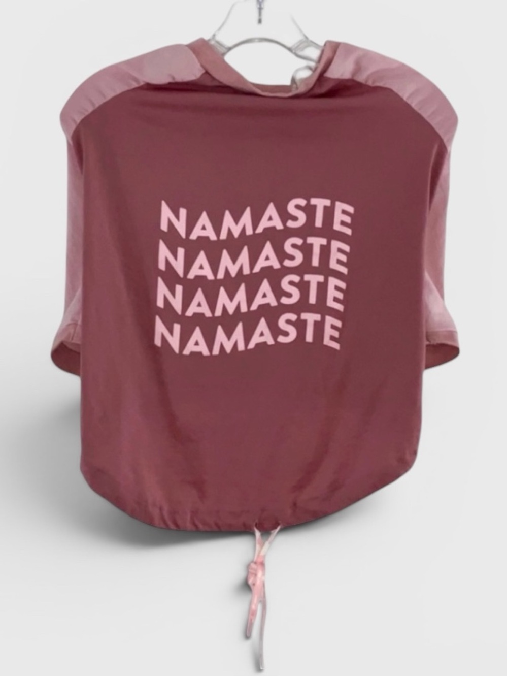 805 10/$50🏄🏻‍♀️ Top Paw Pink Namaste Small Dog Shirt